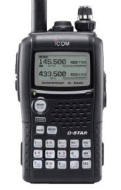 Icom IC-E92D portable D-Star radio.