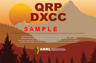 QRP DXCC award