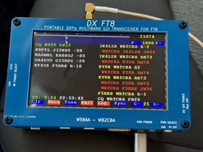 screen of dx ft8